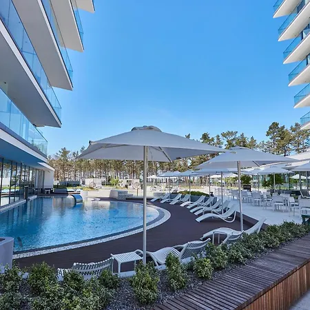 アパート Wave - Sea View Resort&spa A648 ミエンジズドロイェ